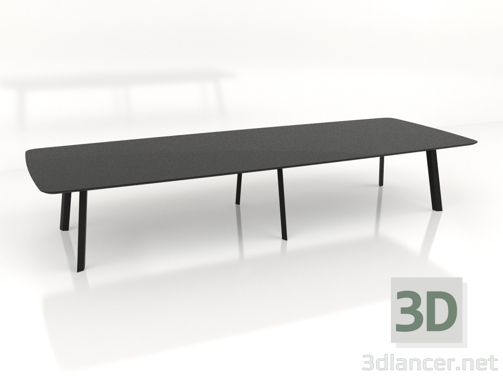 3d model Conference table 415x155 - preview