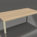 modello 3D Tavolino 70×140 (Oro, Legno Iroko) - anteprima