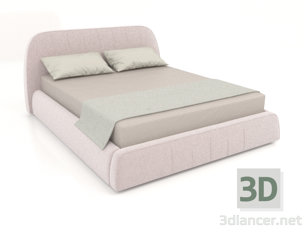 3d model La cama doble de Hanni. - vista previa