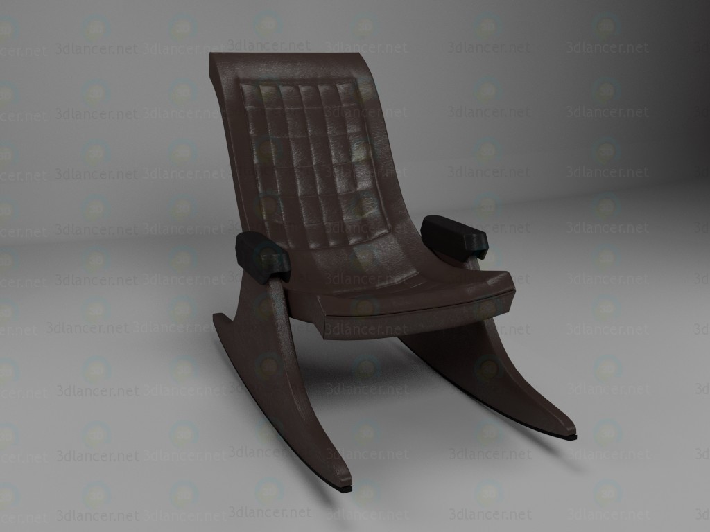 modèle 3D Fauteuil à bascule - preview