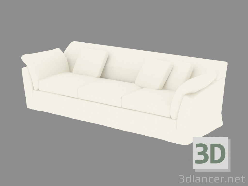 Modelo 3d Sofá-cama duplo - preview