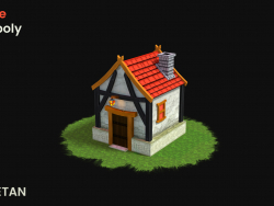 Bene di gioco di 3D Fantasy House - LOW POLY