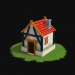 3d model 3D Fantasy House Game asset - LOW POLY - preview