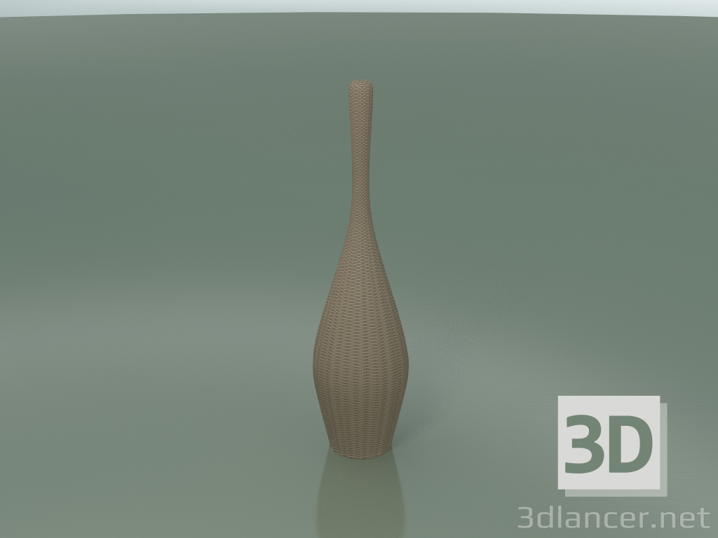 3d model Lámpara de pie (Bolla S, natural) - vista previa