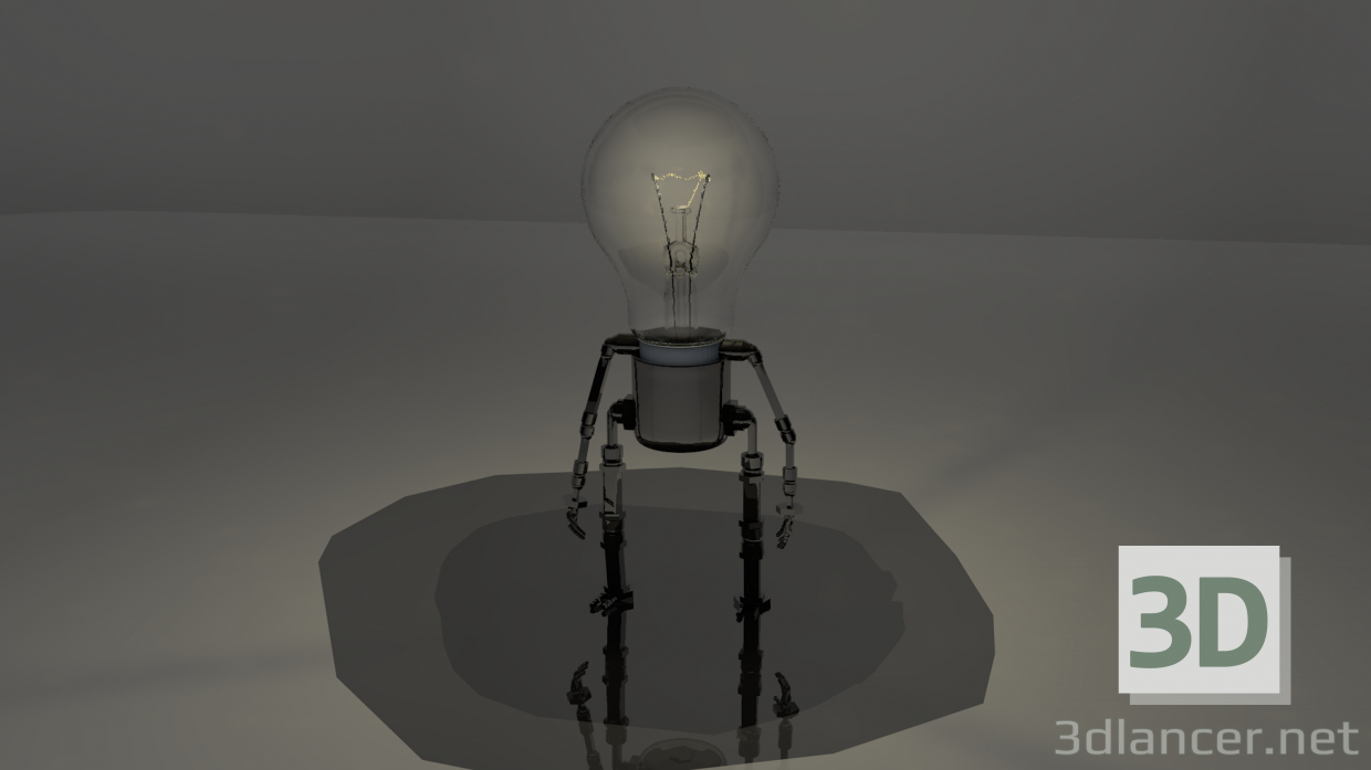 3D Lamba robotu modeli satın - render