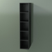 3d model Wall tall cabinet (8DUADD01, Deep Nocturne C38, L 24, P 36, H 120 cm) - preview