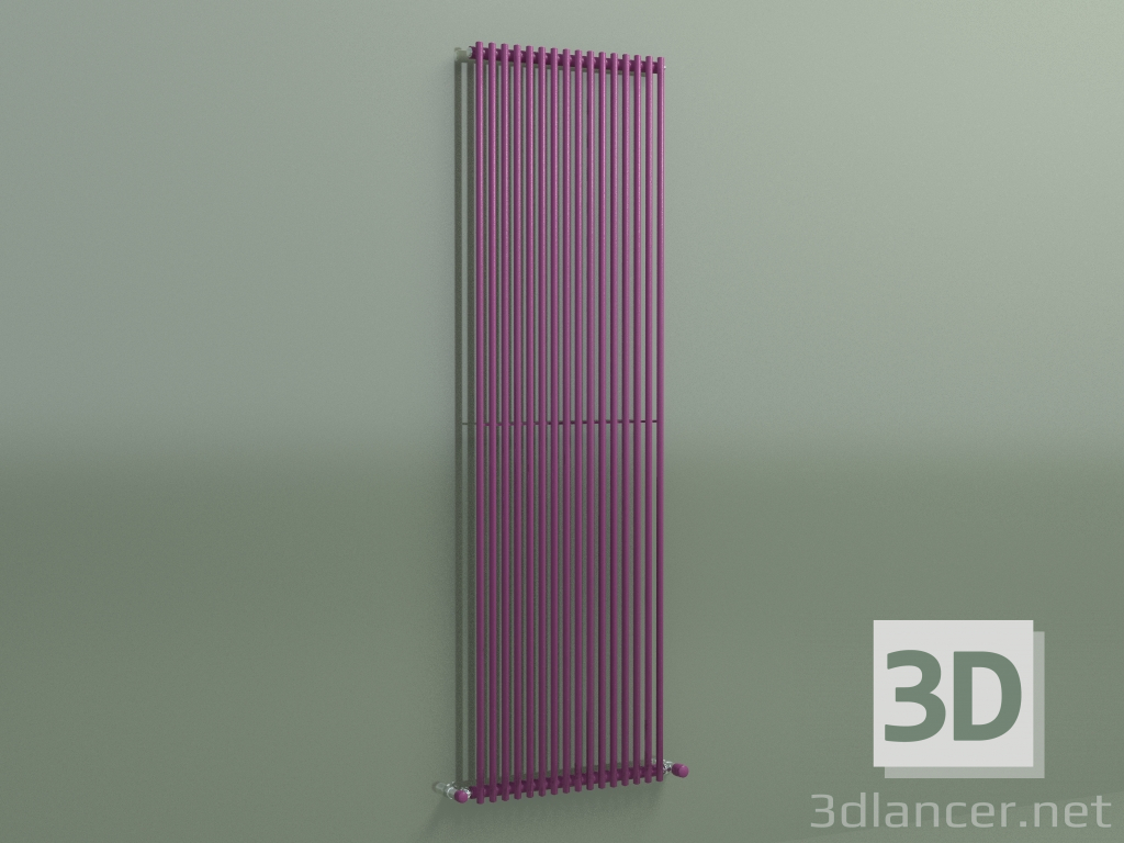 modello 3D Radiatore verticale ARPA 1 (1820 16EL, viola trasporto RAL 4006) - anteprima