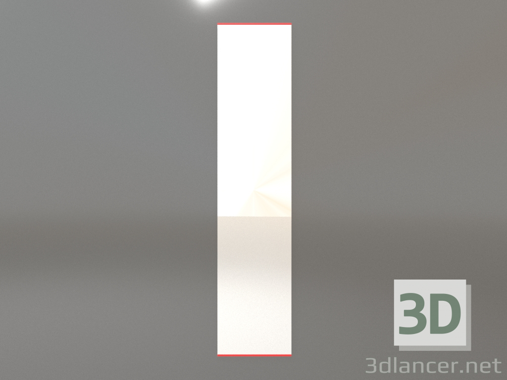 3d model Mirror ZL 01 (400х1800, luminous orange) - preview