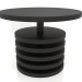 3d model Dining table DT 03 (D=1000x750, wood black) - preview