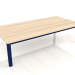 modello 3D Tavolino 70×140 (Blu notte, Legno Iroko) - anteprima