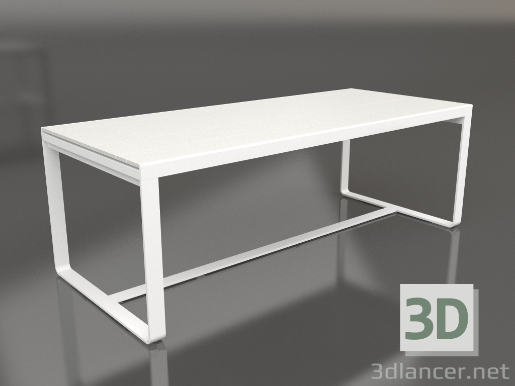 3d model Mesa de comedor 210 (Polietileno blanco, Blanco) - vista previa