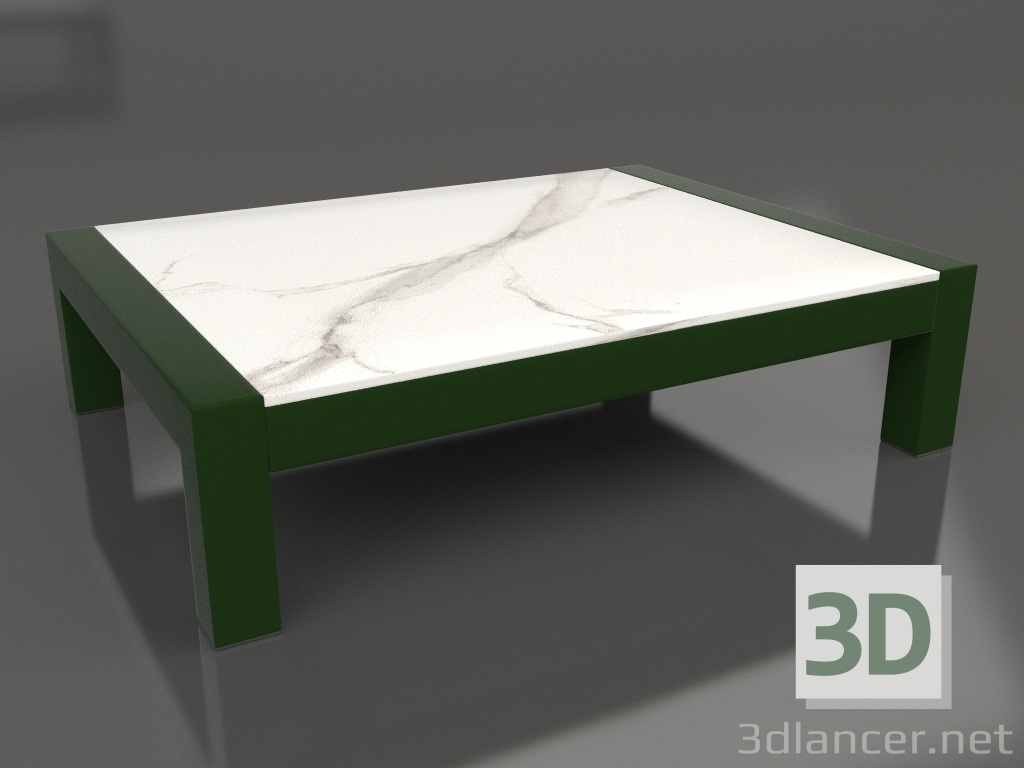 3d model Mesa de centro (Verde botella, DEKTON Aura) - vista previa