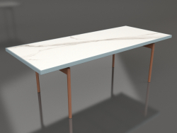 Table à manger (Bleu gris, DEKTON Aura)