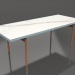 modèle 3D Table à manger (Bleu gris, DEKTON Aura) - preview