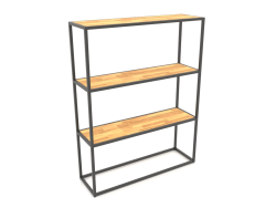 Etagère rectangulaire (BOIS, 100x30x128)