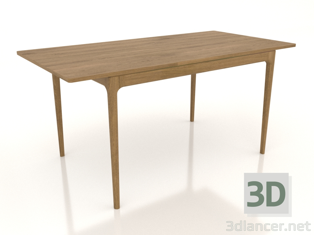 3d model Folding dining table FARGO 1600x800x750 mm (natural oak) - preview