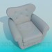 3d model Armchair - preview