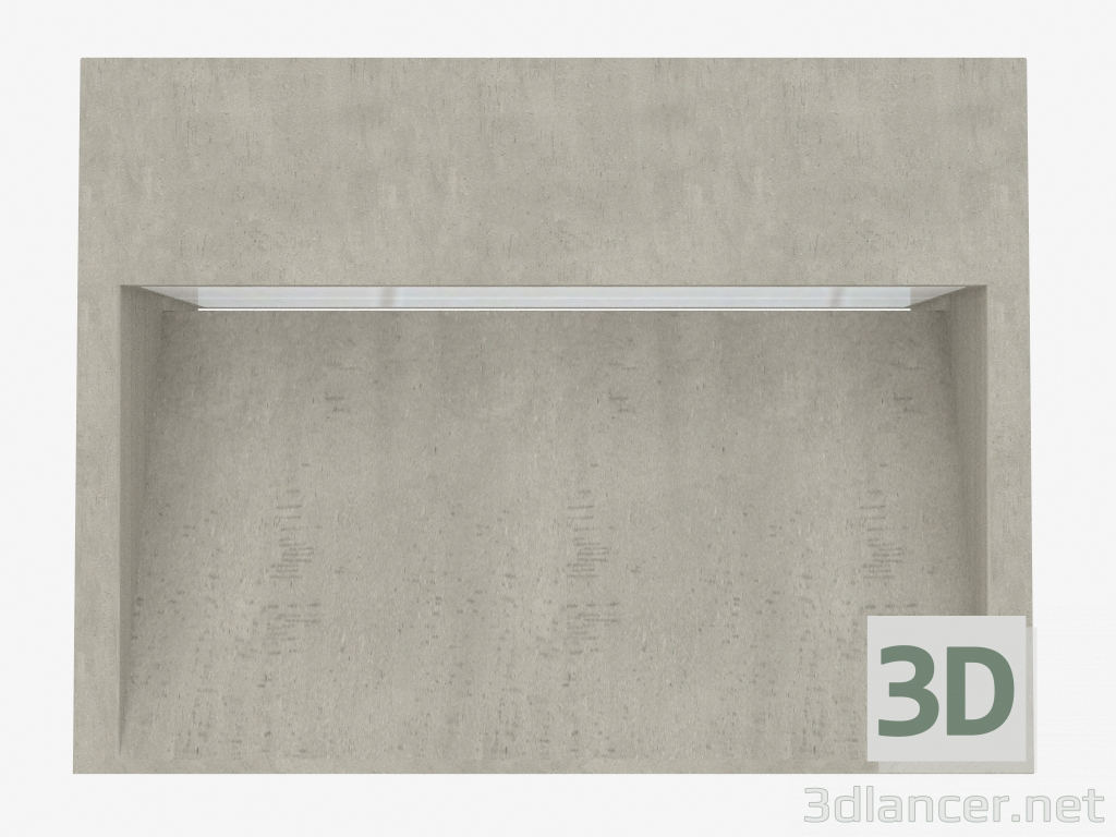 3d model Column light CONCRETE BOLLARD H250mm (C8101W) - preview