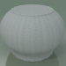 modèle 3D Table d'appoint, pouf (Bolla 10, blanc) - preview