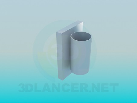 3D Modell Glaswand - Vorschau