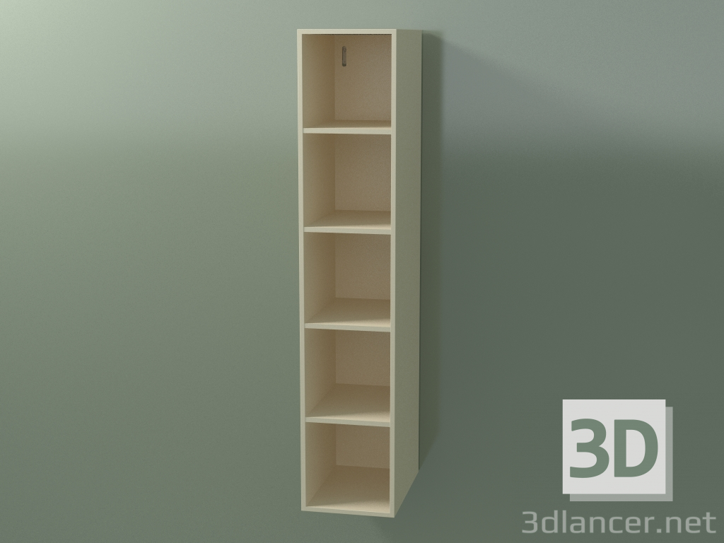 3d model Armario alto de pared (8DUADD01, Bone C39, L 24, P 36, H 120 cm) - vista previa