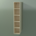 3d model Wall tall cabinet (8DUADD01, Bone C39, L 24, P 36, H 120 cm) - preview