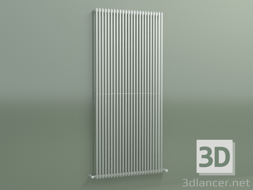 Modelo 3d Radiador vertical ARPA 1 (1820 24EL, branco RAL 9016) - preview