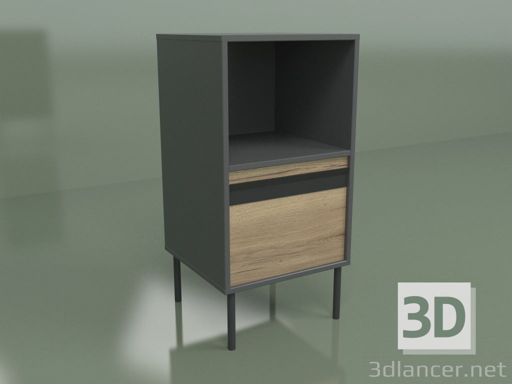 modello 3D Armadio con modulo 01 - anteprima