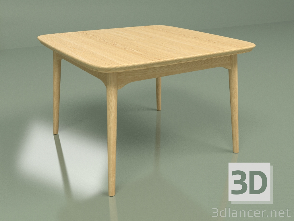 3d model Mesa de centro Dad 75x75 (roble macizo) - vista previa