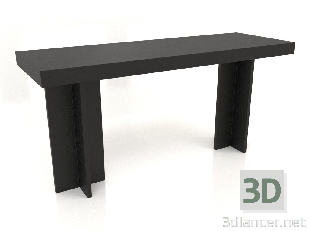 3d model Mesa de trabajo RT 14 (1600x550x775, madera negra) - vista previa