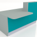 3d model Reception desk Linea LIN33P (1856x1122) - preview