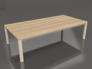 3D-Modell "Couchtisch 70×140 (Sand, Irokoholz)"