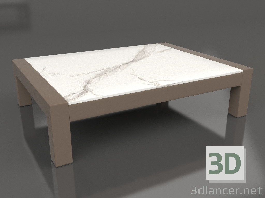 3d модель Стіл кавовий (Bronze, DEKTON Aura) – превью