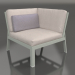 3d model Sofa module, section 6 (Cement gray) - preview