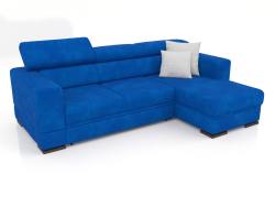 Fabio Sofa mit Ottomane (Brunei 35)