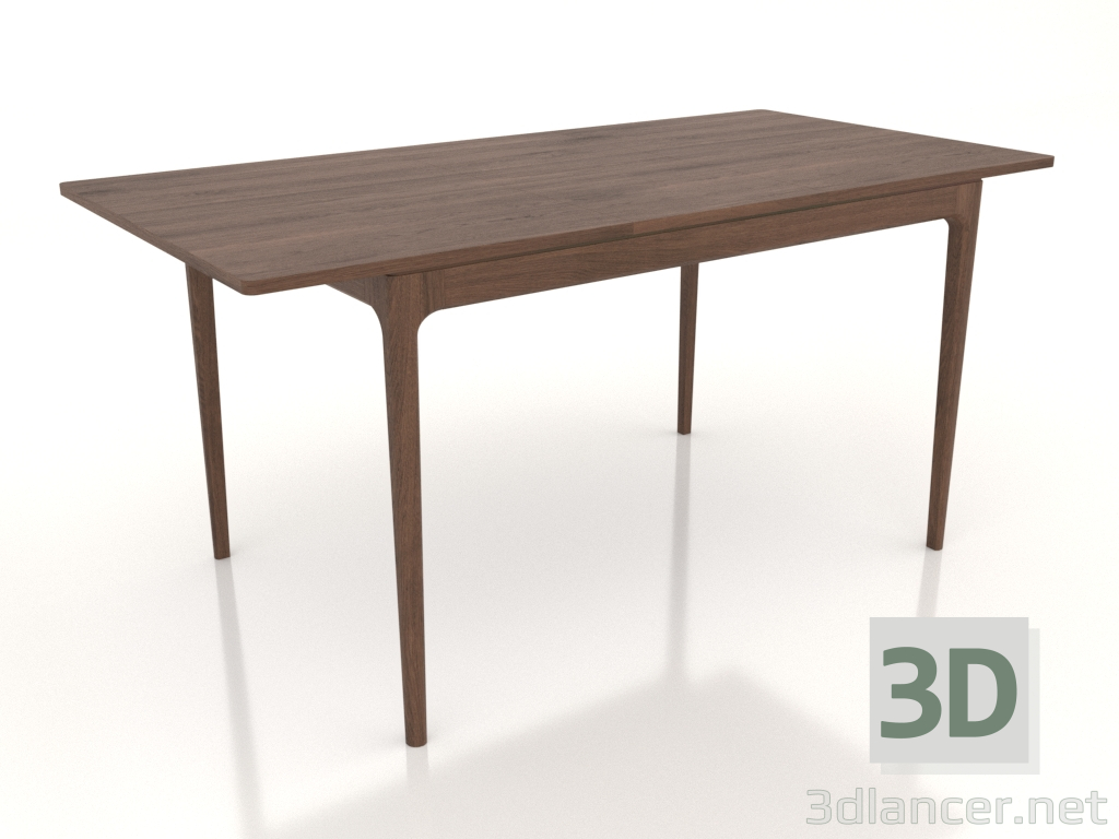 3D modeli Katlanır yemek masası FARGO 1600x800x750 mm (tütün meşesi) - önizleme