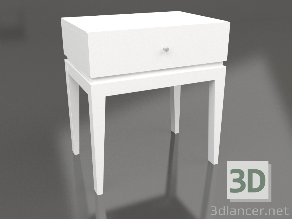 3d model One Static bedside table (option 11) - preview