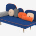 3d model Sofa bed double - preview