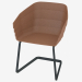 3d model Leather upholstered chair - preview