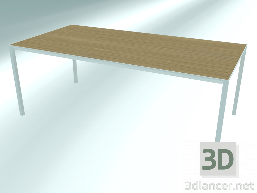 3D Modell Rechteckiger Bürotisch FRAME (P13 200X100 Н74) - Vorschau