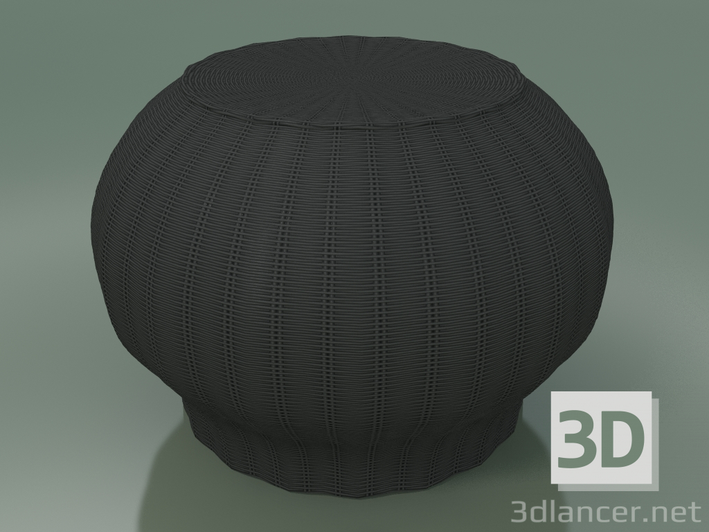 Modelo 3d Mesa de apoio, otomano (Bolla 10, Cinza) - preview