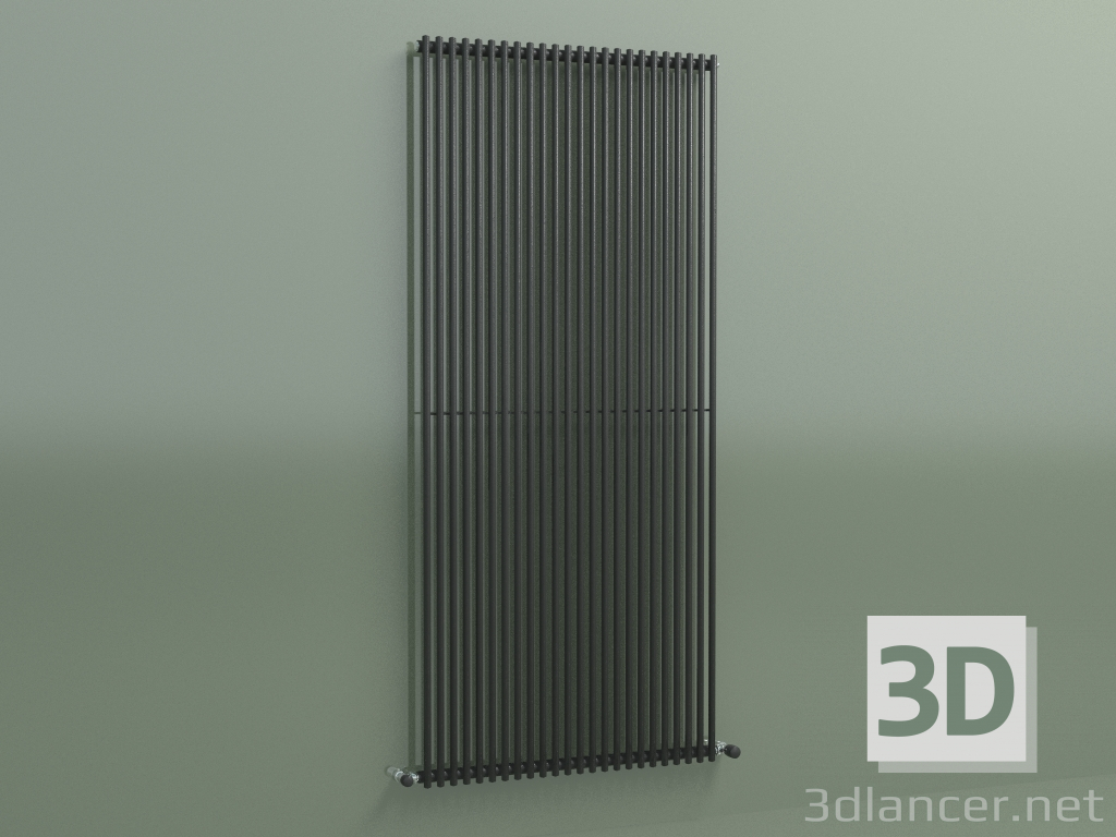 3d model Radiator vertical ARPA 1 (1820 24EL, transport black RAL 9005) - preview