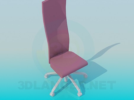 3d model Silla de las mujeres sobre ruedas - vista previa