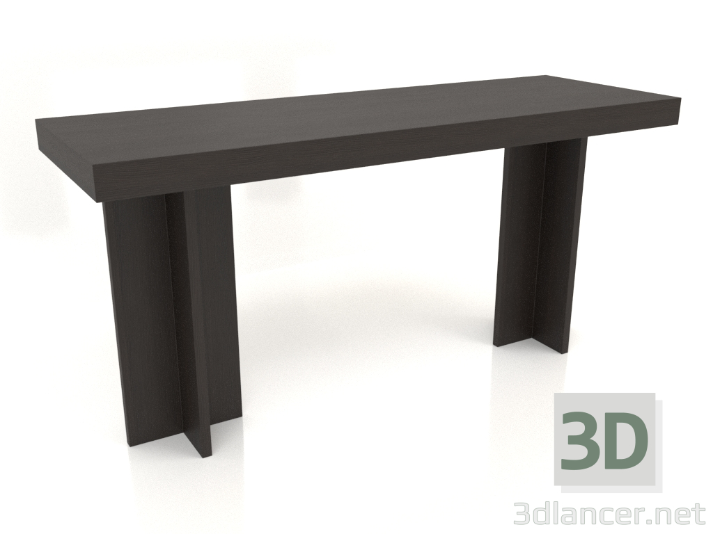 3D Modell Arbeitstisch RT 14 (1600x550x775, Holzbraun dunkel) - Vorschau