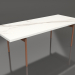 3d model Dining table (Agate gray, DEKTON Aura) - preview