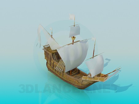 3D Modell Schiff - Vorschau