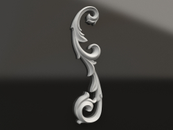 Decorative plaster element DE 004 A (562х143)