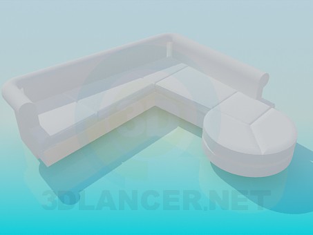 3d model Sofa - preview