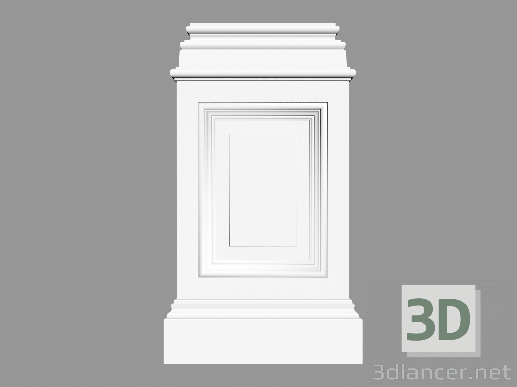 Modelo 3d Pedestal (PN7) - preview