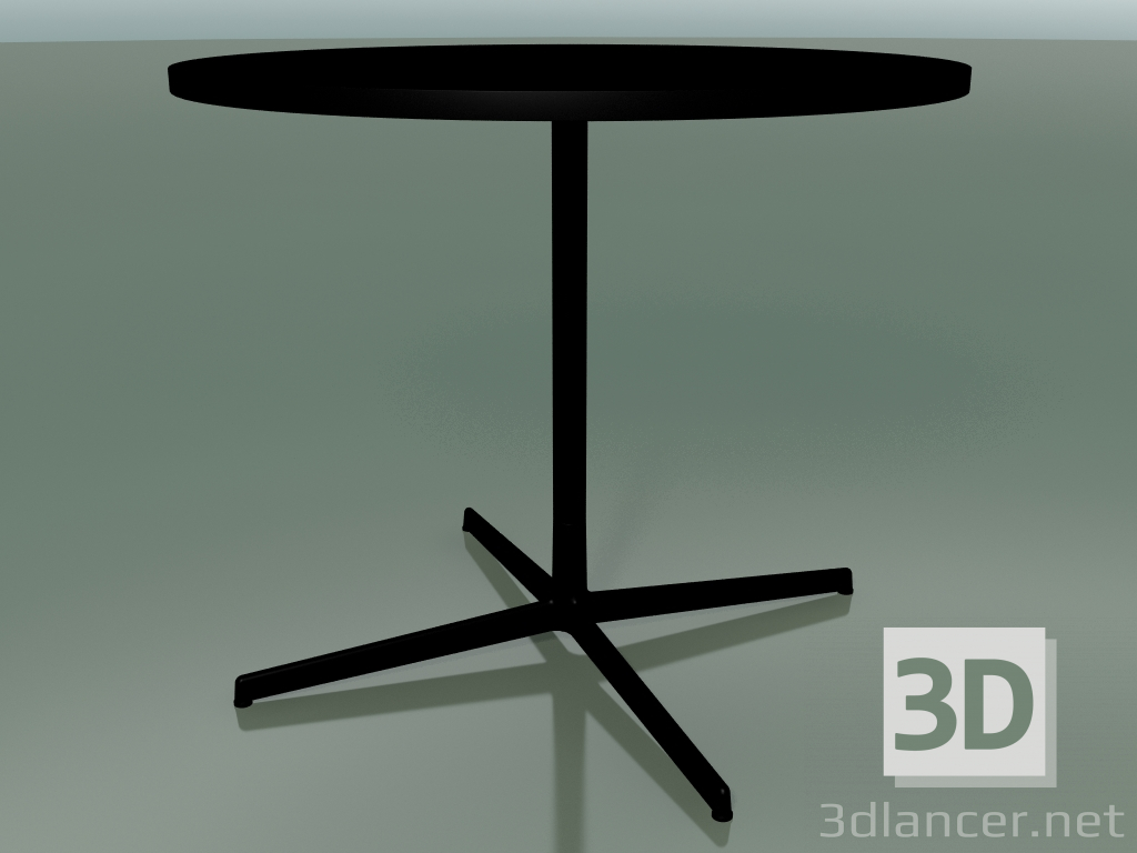 3d model Mesa redonda 5515, 5535 (H 74 - Ø 89 cm, negro, V39) - vista previa